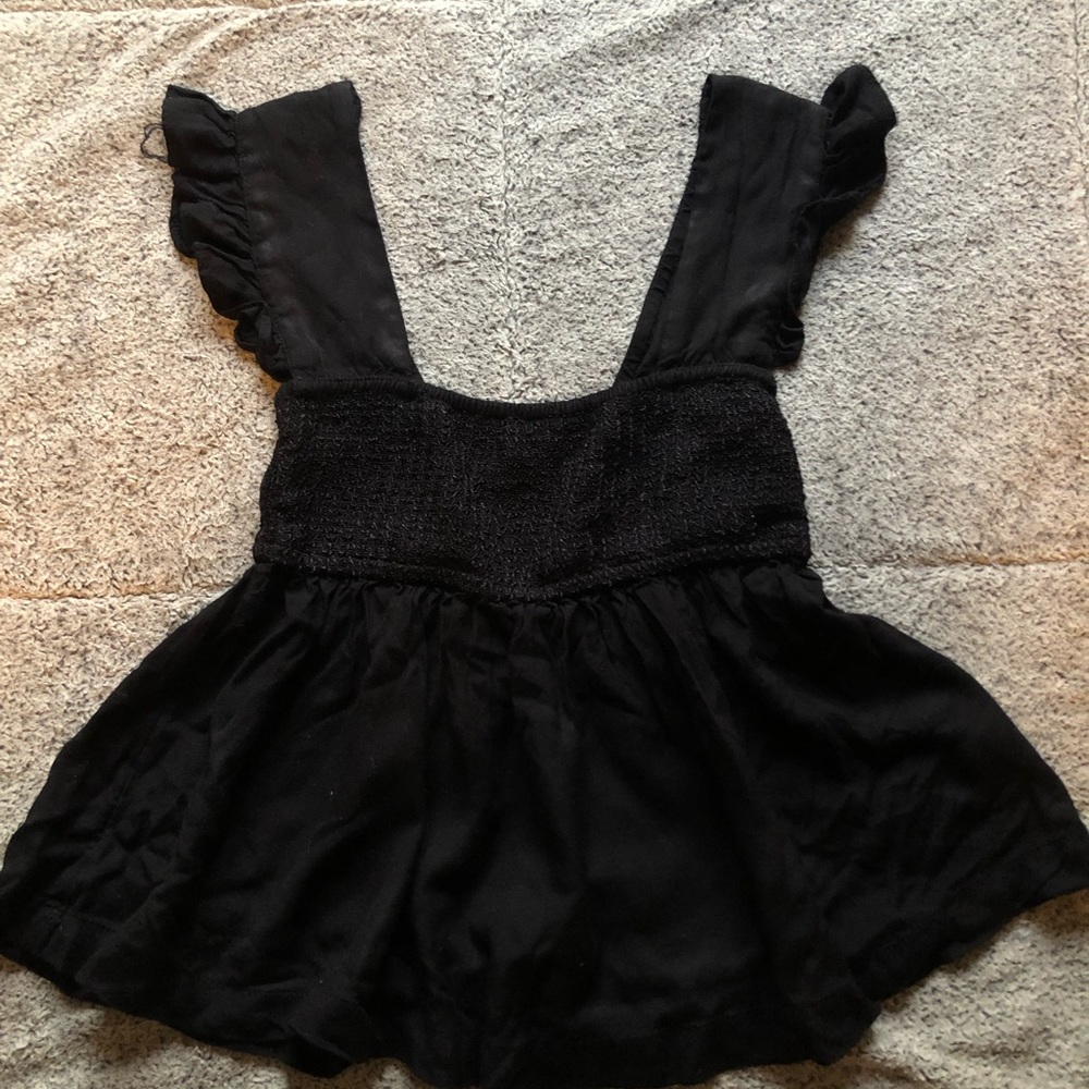 Urban outfitters black cropped tank top